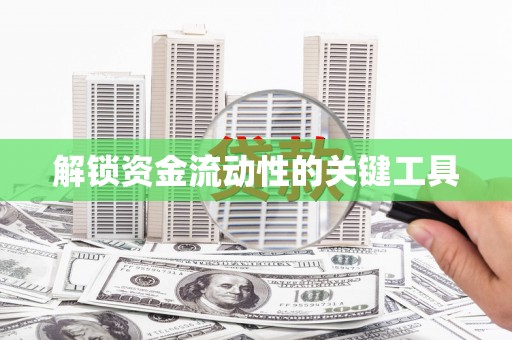 雁峰解锁资金流动性的关键工具